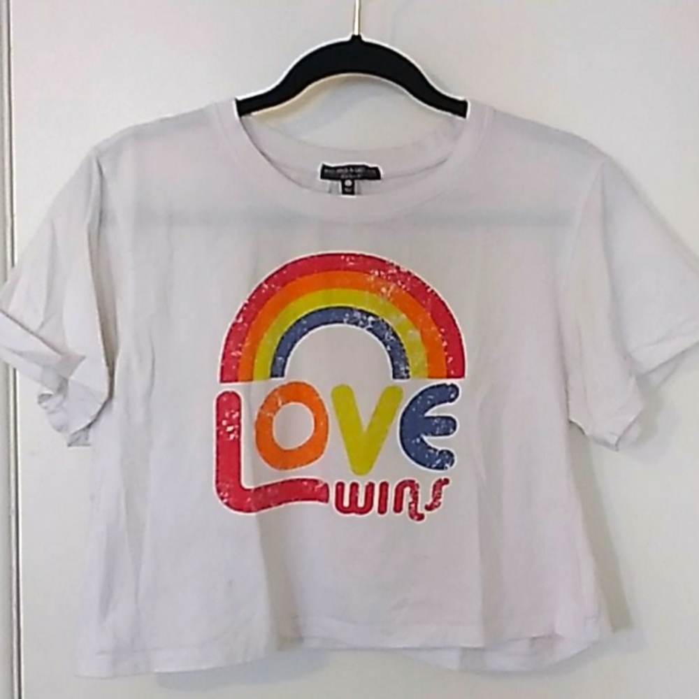 LOVE WINS 🌈 Cropped Tshirt